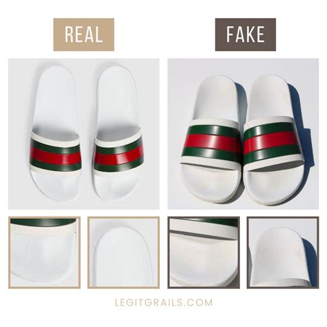 clickbait slides vs gucci sides|Gucci slides counterfeit.